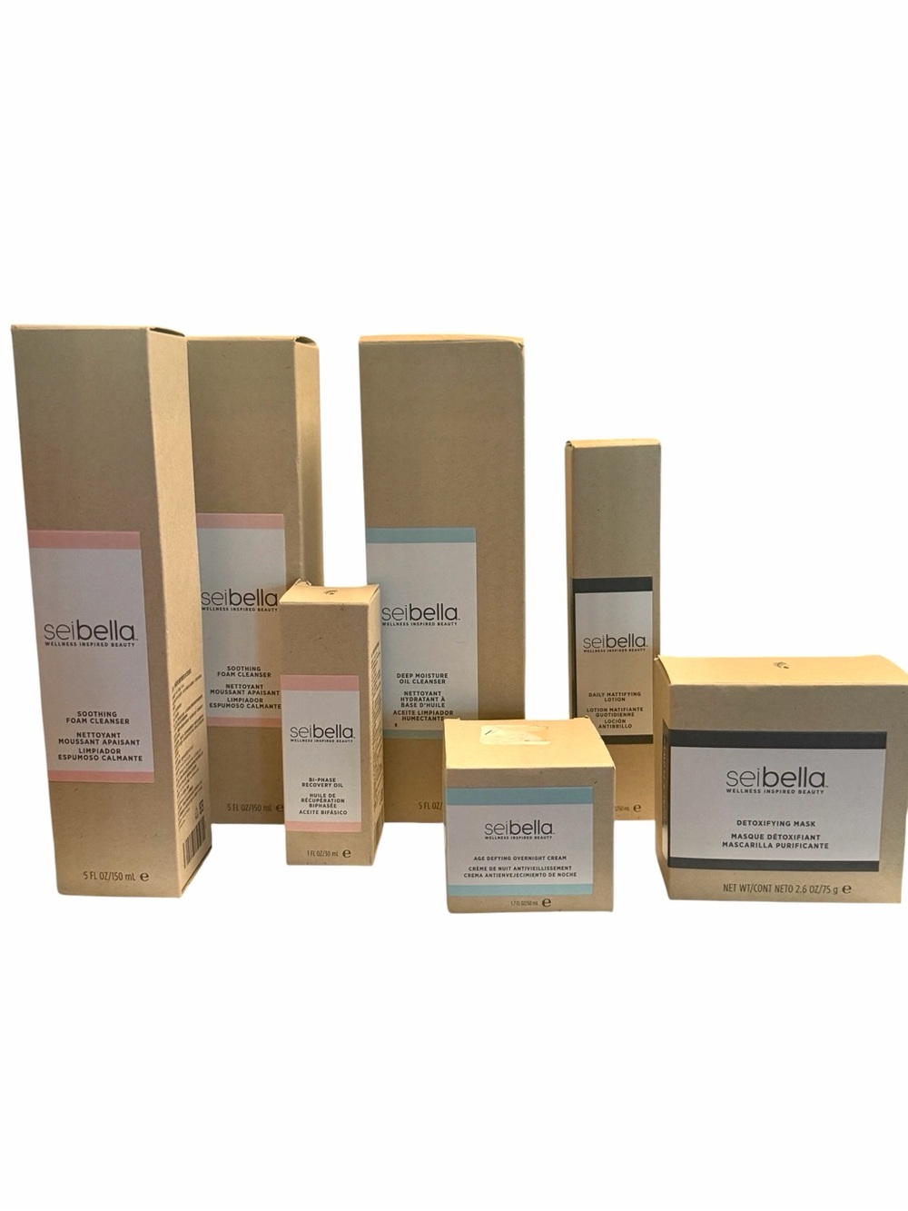 Melaleuca Seibella 7 Pc Skincare Bundle Cleanser Cream Mask Oil New In Box